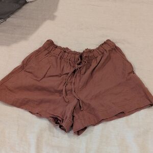 GAP Women's High Waist Brown Shorts